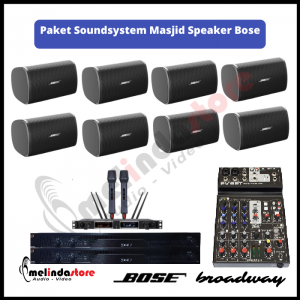 Paket Sound System Masjid Indoor Speaker Bose - Luas 300m2 A